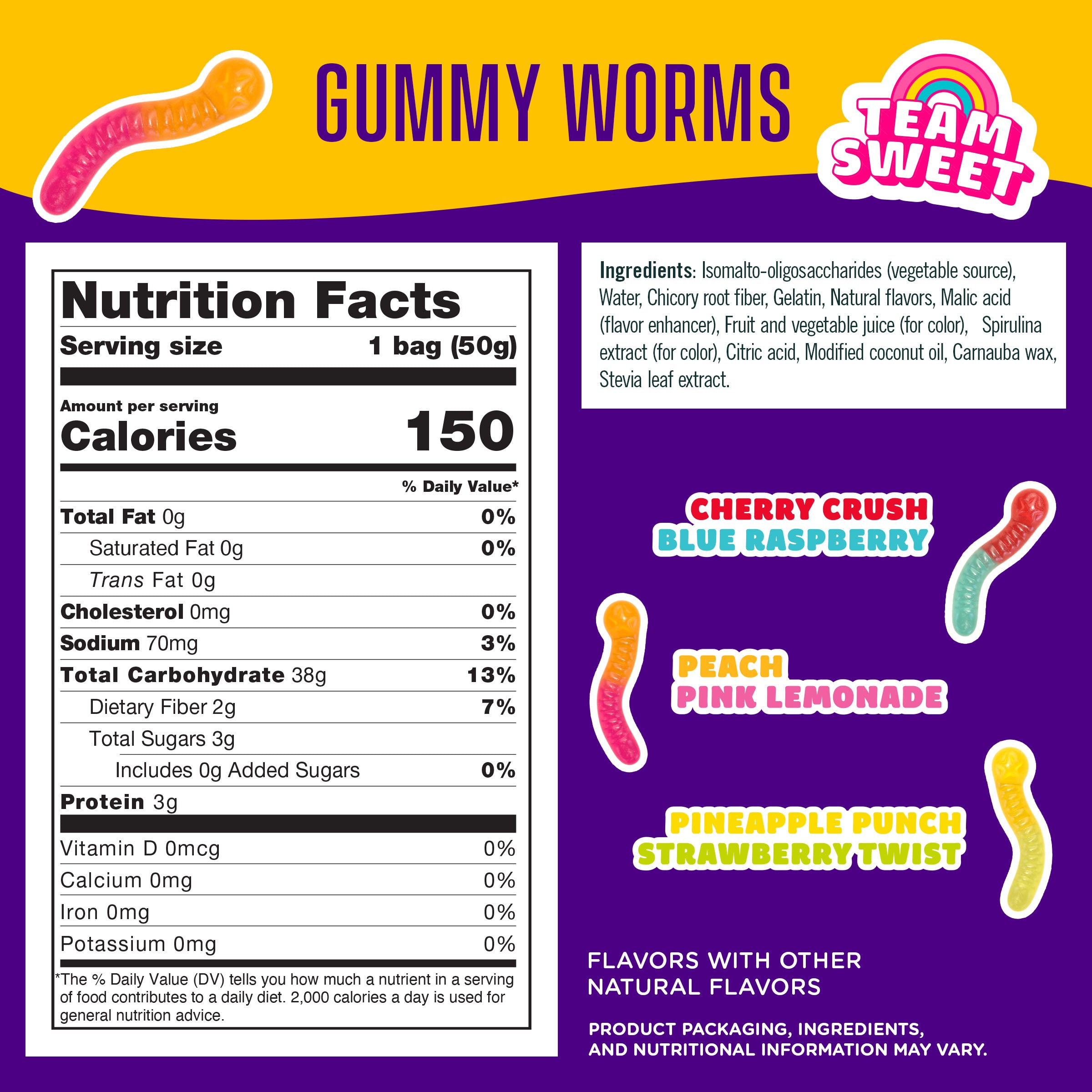 Gummy Worms - View 2